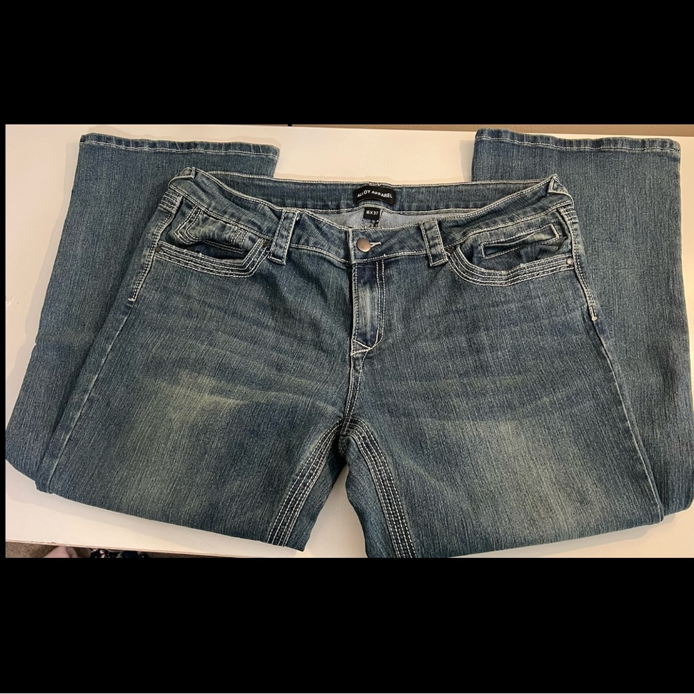 ALLOY APPAREL Tall Jeans Boot Low Rise Denim Size 16 37